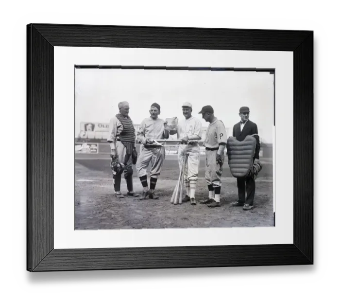 Framed Print : Ty Cobb, Etc. At Presentation / Gold Bat Framed Print : Ty Cobb, Etc. At Presentation / Gold Bat