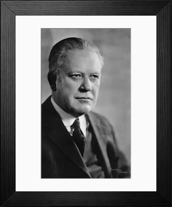 Framed Print : Portrait of Robert E. Park Framed Print : Portrait of Robert E. Park