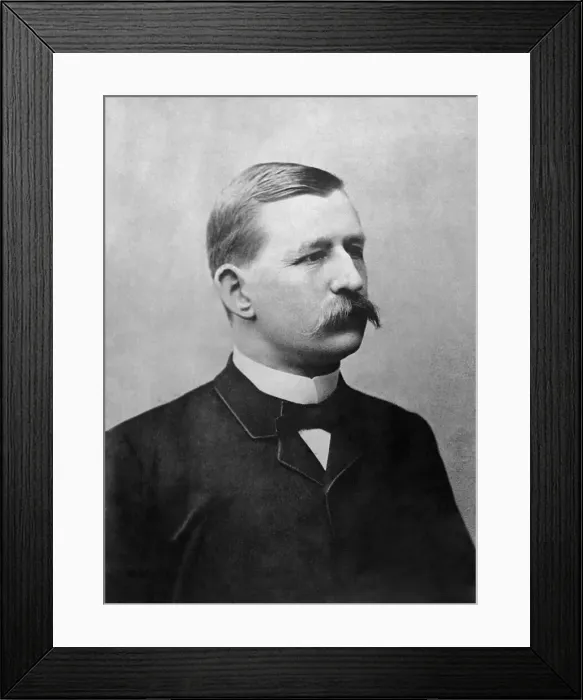 Framed Print : Portrait of August Andree Framed Print : Portrait of August Andree