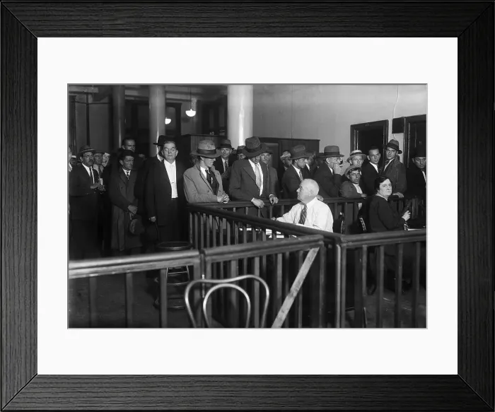 Framed Print : Job Seekers Crowd Employment Office Framed Print : Job Seekers Crowd Employment Office