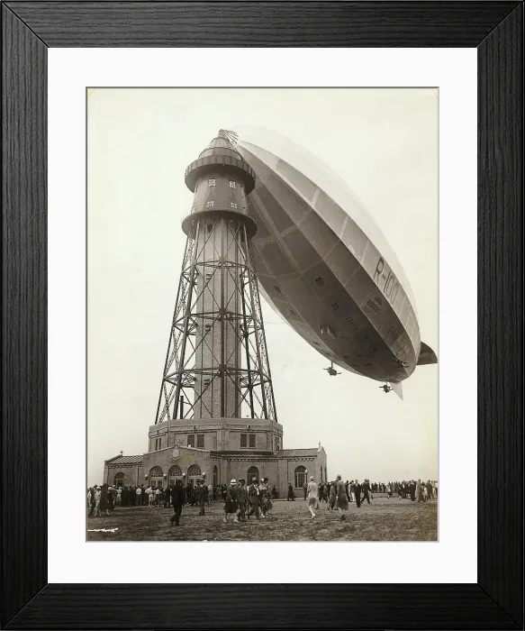 Framed Print : British Airship Moored at Montreal Framed Print : British Airship Moored at Montreal