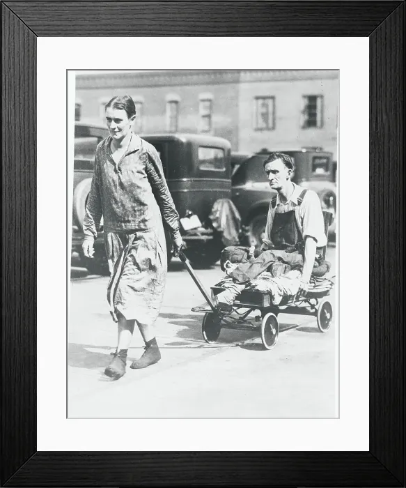 Framed Print : Couple Traveling Home Framed Print : Couple Traveling Home