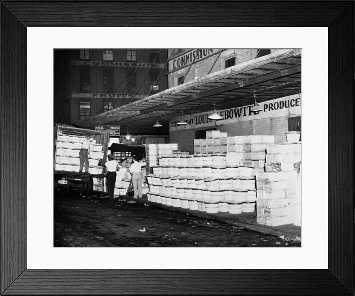 Framed Print : Washington Market Framed Print : Washington Market