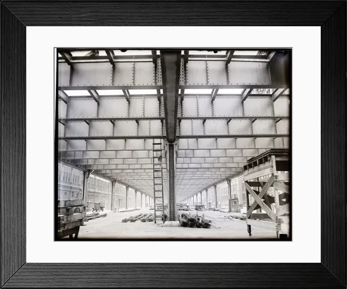 Framed Print : West Side Highway Construction Framed Print : West Side Highway Construction