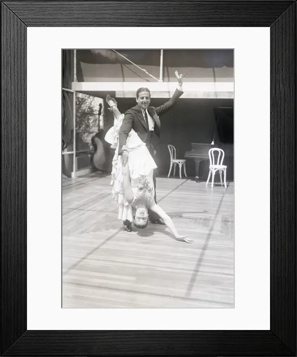 Framed Print : Ramon And Rosita Do The Dip Framed Print : Ramon And Rosita Do The Dip