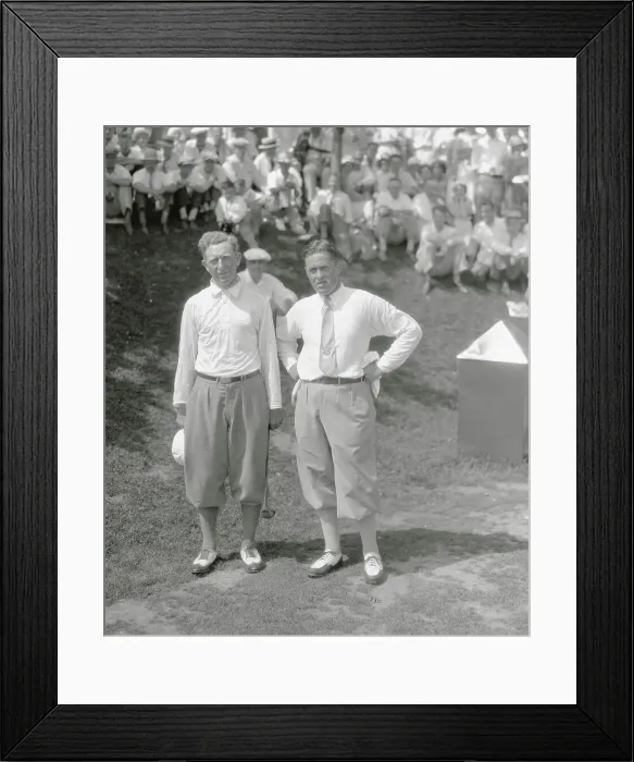 Framed Print : Jack Hutchinson and Bobby Jones Framed Print : Jack Hutchinson and Bobby Jones