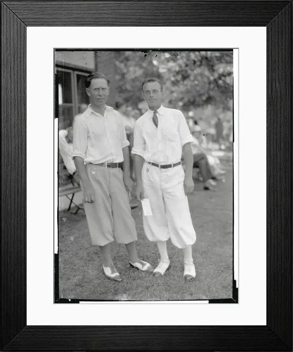 Framed Print : Jack Curley with Teddy Turner Framed Print : Jack Curley with Teddy Turner