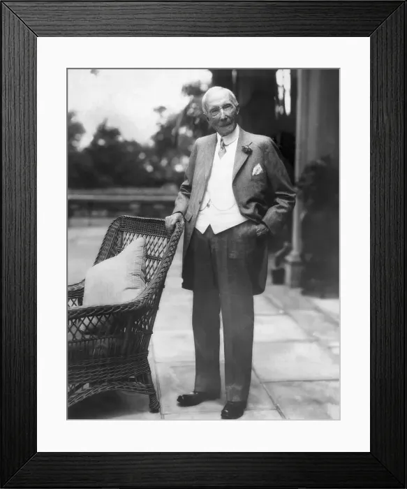 Framed Print : Portrait Of An Elderly John Rockefeller Framed Print : Portrait Of An Elderly John Rockefeller