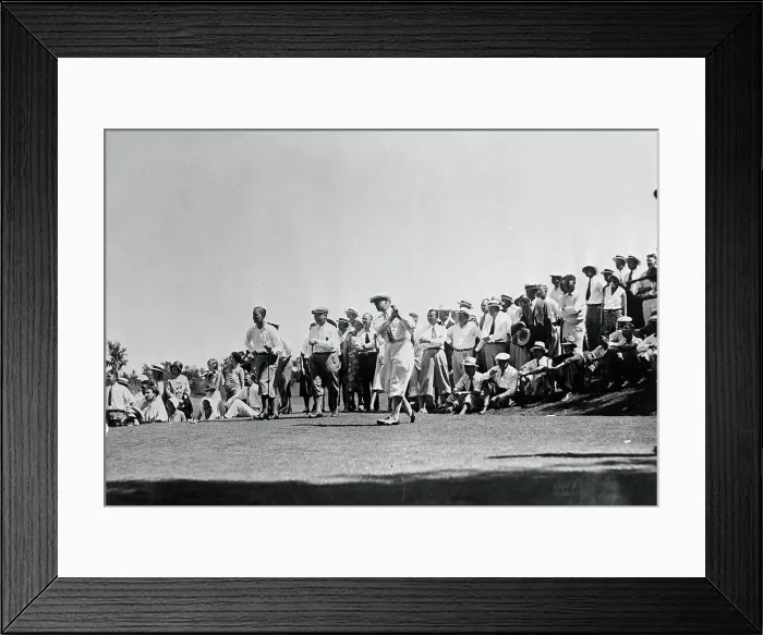 Framed Print : Bobby Jones Teeing Off Framed Print : Bobby Jones Teeing Off