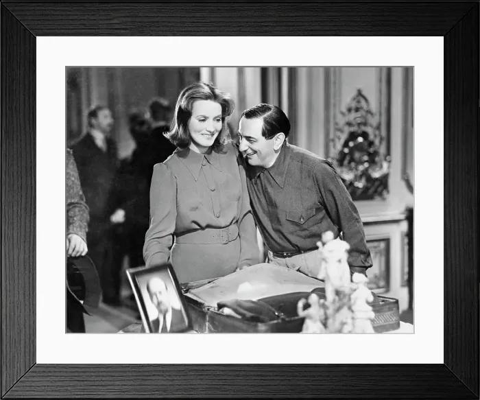 Framed Print : Greta Garbo and Ernst Lubitsch Sharing Laugh Framed Print : Greta Garbo and Ernst Lubitsch Sharing Laugh