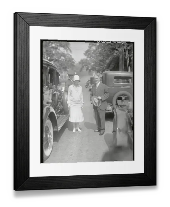 Framed Print : Portrait of Dwight W Morrow with His Wife Framed Print : Portrait of Dwight W Morrow with His Wife