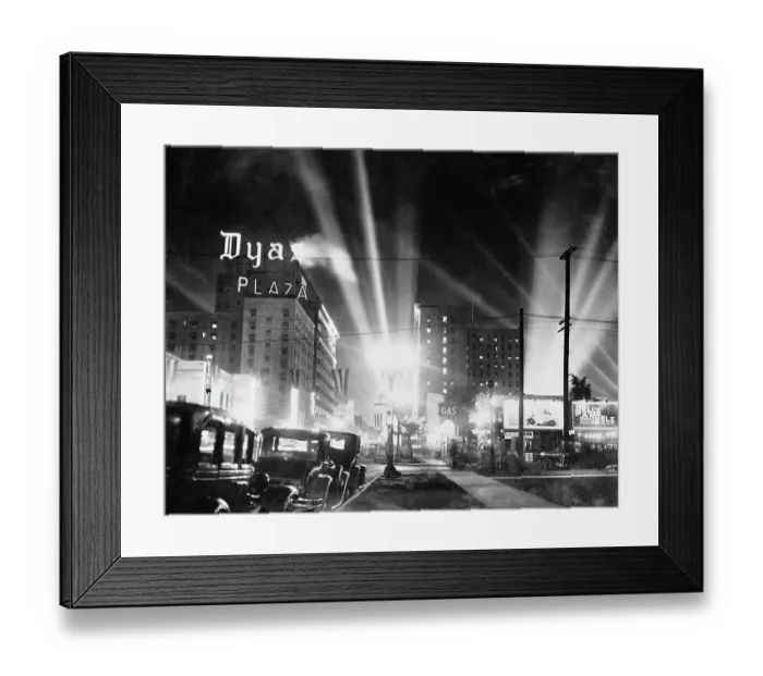 Framed Print : Hollywood Boulevard at Night Framed Print : Hollywood Boulevard at Night