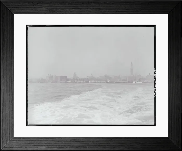 Framed Print : Boston Waterfront Framed Print : Boston Waterfront