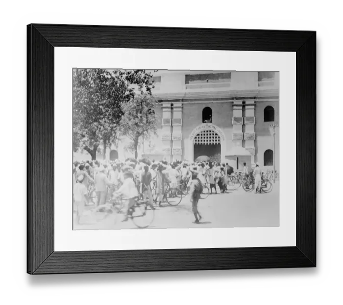 Framed Print : Group of People Demonstrating Framed Print : Group of People Demonstrating