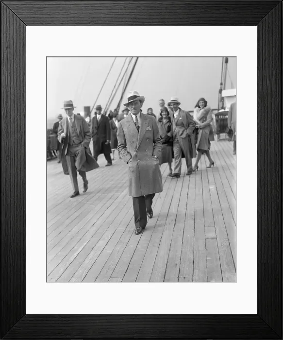 Framed Print : James J. Walker Walking on Ship Framed Print : James J. Walker Walking on Ship