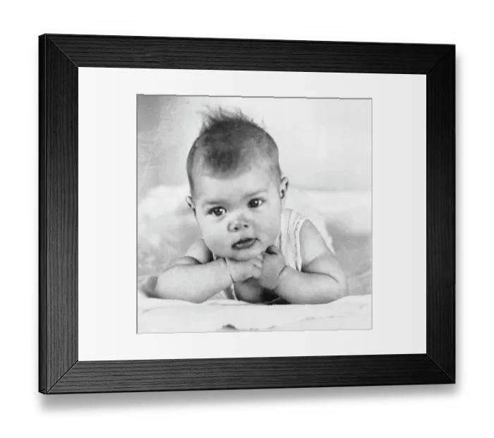 Framed Print : Actress Grace Kelly at Six Months Old Framed Print : Actress Grace Kelly at Six Months Old