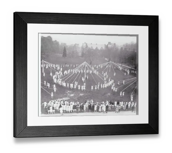 Framed Print : May Day Celebration Framed Print : May Day Celebration