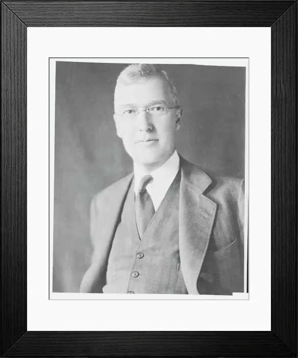 Framed Print : Portrait of Fredrick Weyerhaeuser Framed Print : Portrait of Fredrick Weyerhaeuser