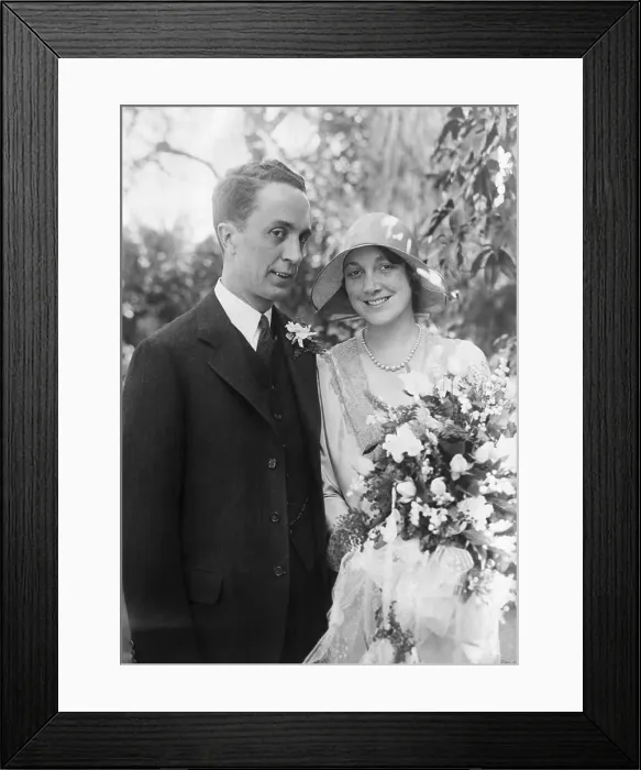 Framed Print : Norman Rockwell And Bride Framed Print : Norman Rockwell And Bride