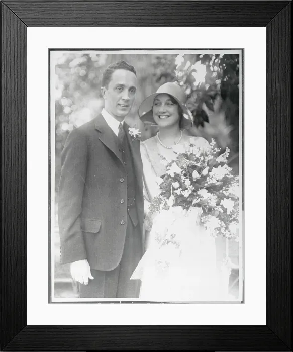 Framed Print : Portrait of Norman Rockwell and Mary Rhoades Barstow Framed Print : Portrait of Norman Rockwell and Mary Rhoades Barstow
