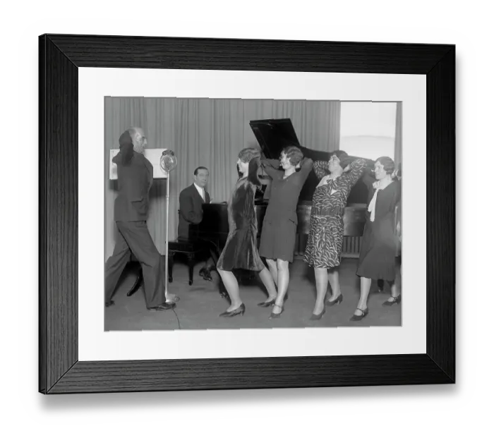 Framed Print : Arthur Bagley Instructing Women in Physical Culture Framed Print : Arthur Bagley Instructing Women in Physical Culture