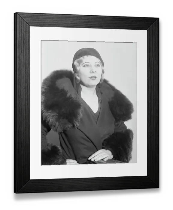 Framed Print : Portrait of Mae West Framed Print : Portrait of Mae West