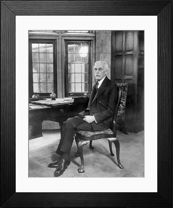 Framed Print : Treasury Secretary Andrew S. Mellon in His Office Framed Print : Treasury Secretary Andrew S. Mellon in His Office