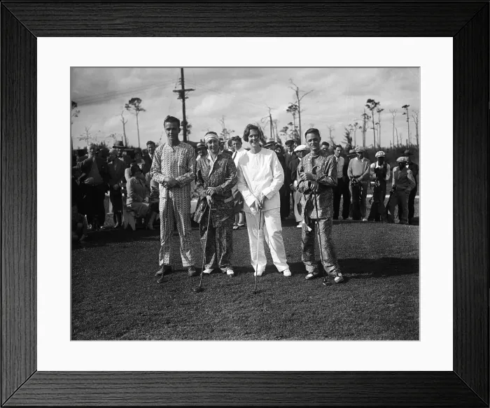 Framed Print : Couples Ready to Play Golf Framed Print : Couples Ready to Play Golf