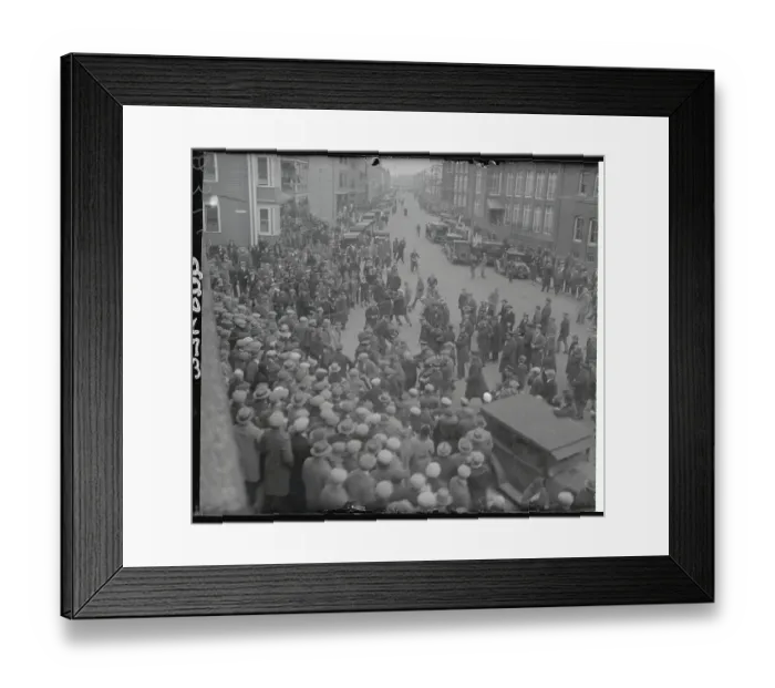 Framed Print : Textile Workers Rioting Framed Print : Textile Workers Rioting