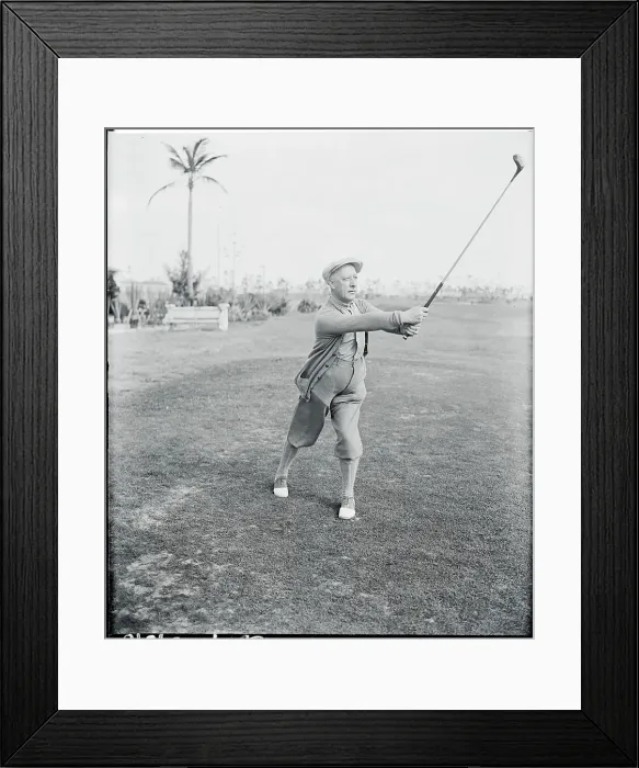 Framed Print : Alfred E. Smith Golfing Framed Print : Alfred E. Smith Golfing
