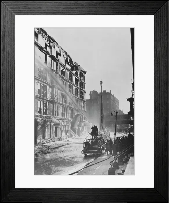Framed Print : Fighting Fires is Midtown Framed Print : Fighting Fires is Midtown
