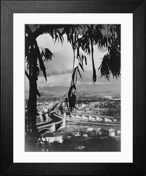 Framed Print : Glendale-Hyperion Bridge Framed Print : Glendale-Hyperion Bridge