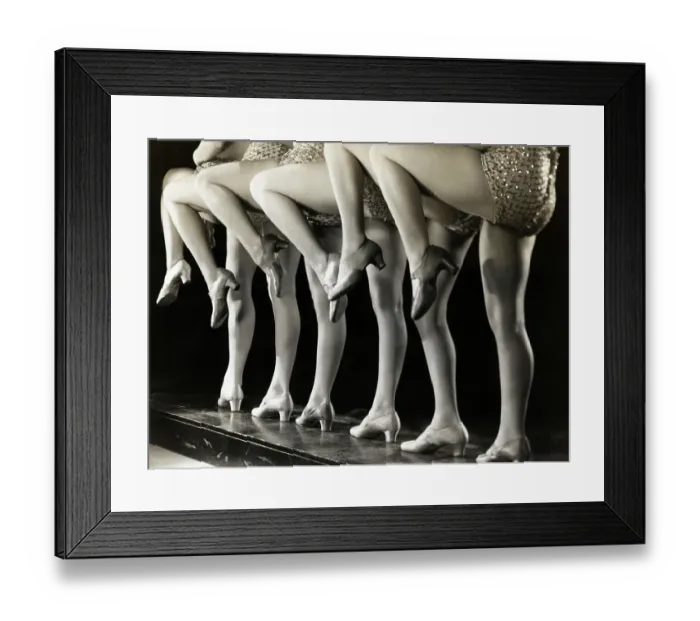 Framed Print : Chorus Girls Legs Framed Print : Chorus Girls Legs