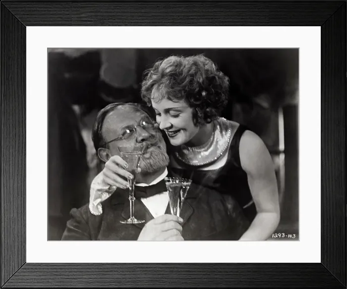 Framed Print : Marlene Dietrich Leans Over Emil Jannings Framed Print : Marlene Dietrich Leans Over Emil Jannings