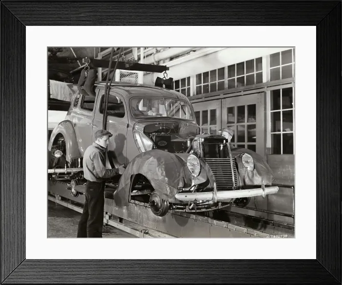 Framed Print : Ford Motor Company Assembly Line Framed Print : Ford Motor Company Assembly Line