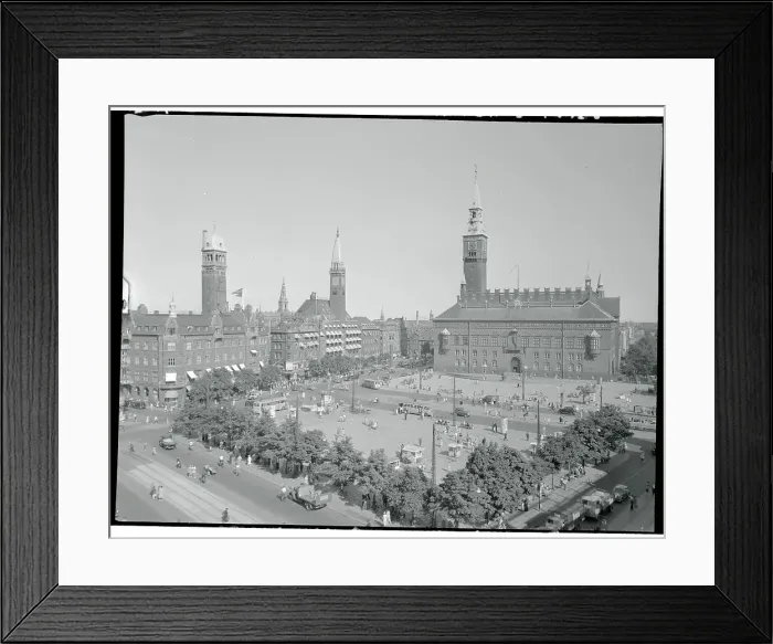 Framed Print : Town Square of Copenhagen Framed Print : Town Square of Copenhagen