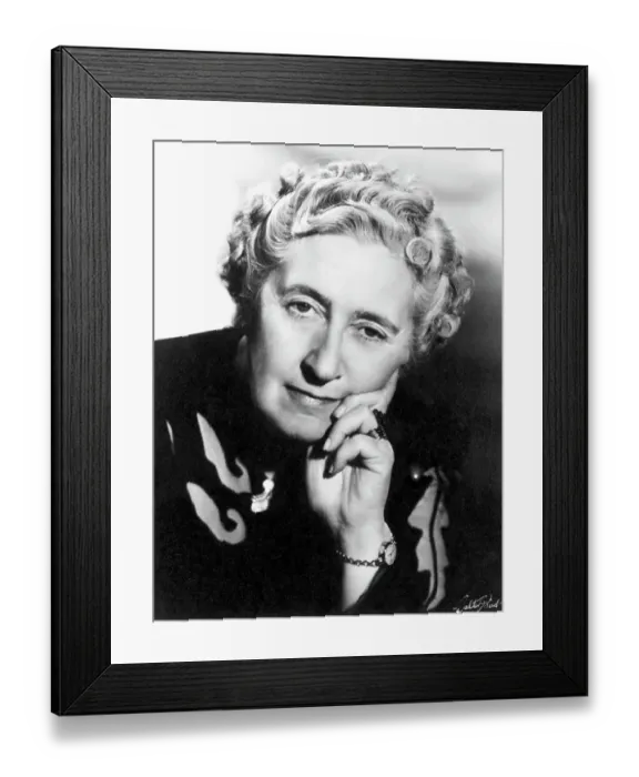 Framed Print : Author Agatha Christie Framed Print : Author Agatha Christie