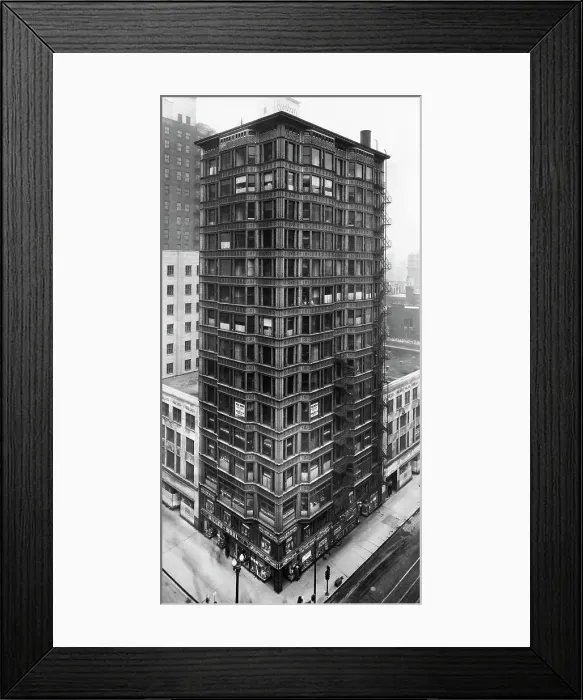 Framed Print : Exterior View of the Reliance Building Framed Print : Exterior View of the Reliance Building