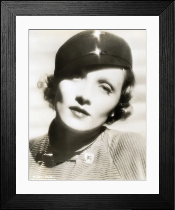 Framed Print : Close-up Marlene Dietrich Soft-Focus