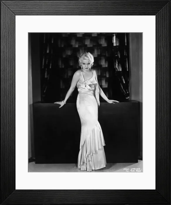 Framed Print : Jean Harlow in Seductive Pose Framed Print : Jean Harlow in Seductive Pose