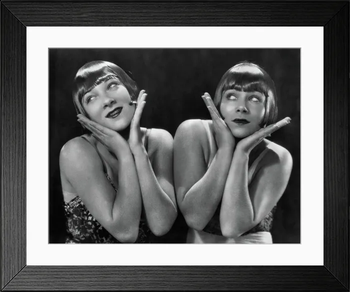 Framed Print : The Sisters G. Karla and Eleanor Framed Print : The Sisters G. Karla and Eleanor