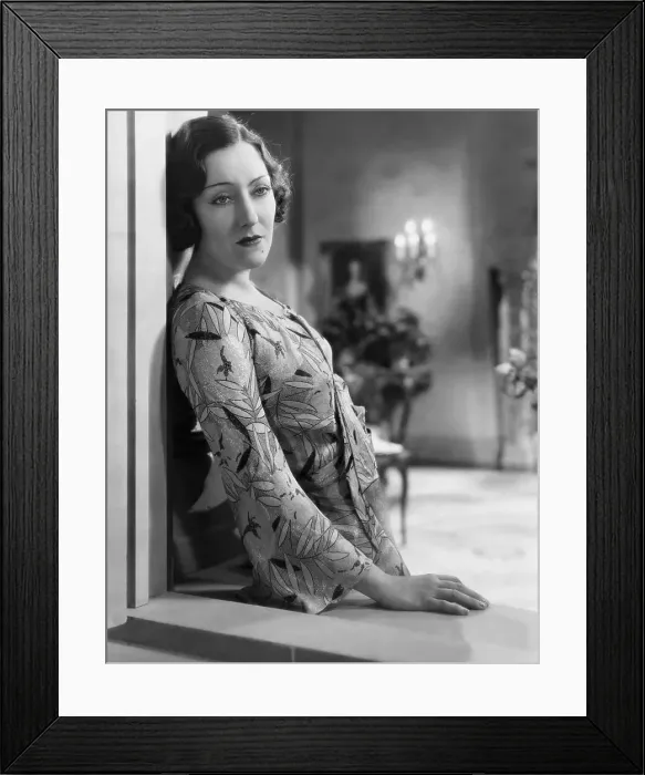 Framed Print : Actress Gloria Swanson Looking Out Window Framed Print : Actress Gloria Swanson Looking Out Window