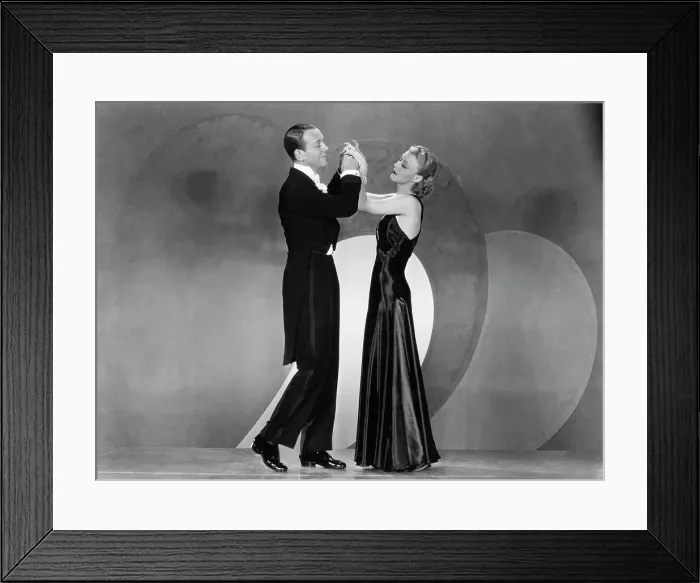 Framed Print : Fred Astaire and Ginger Rogers Dancing