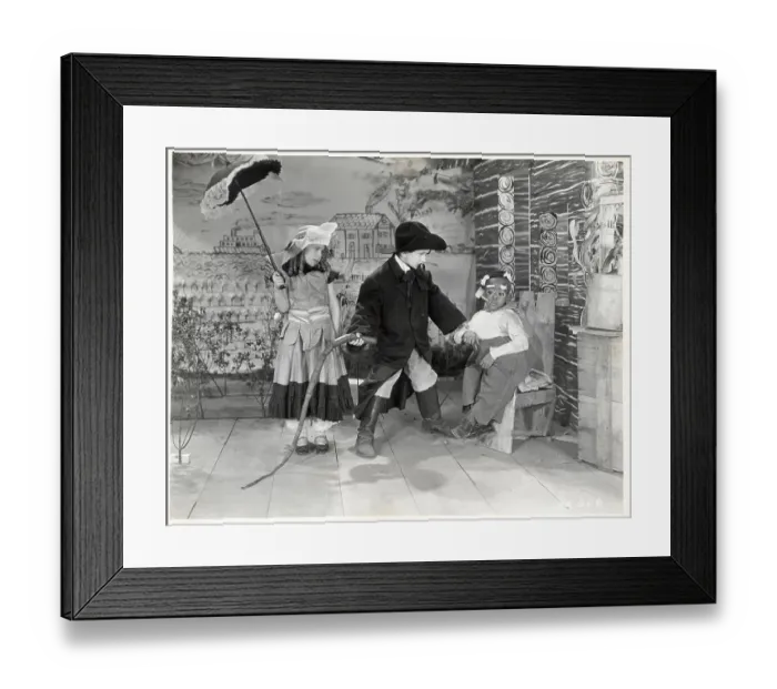 Framed Print : Movie Still From Our Gang Framed Print : Movie Still From Our Gang