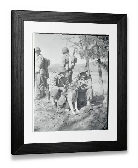 Framed Print : Soldiers Pausing on a Mission Framed Print : Soldiers Pausing on a Mission