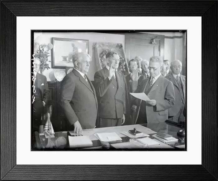 Framed Print : Labor Union Ceremony for William N. Doak Framed Print : Labor Union Ceremony for William N. Doak