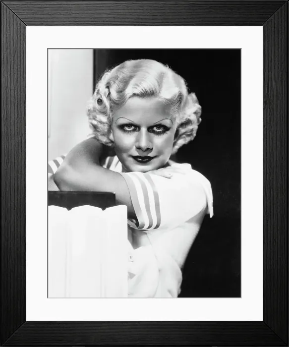 Framed Print : Publicity Portrait of Actress Jean Harlow Framed Print : Publicity Portrait of Actress Jean Harlow