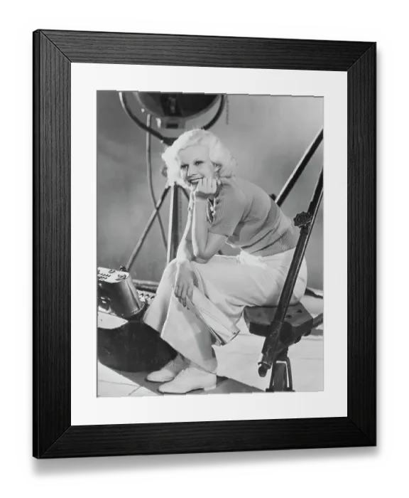 Framed Print : Publicity Portrait of Actress Jean Harlow Framed Print : Publicity Portrait of Actress Jean Harlow
