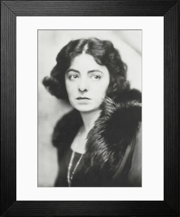 Framed Print : Portrait of Radio Player Dorothy Davenport Framed Print : Portrait of Radio Player Dorothy Davenport