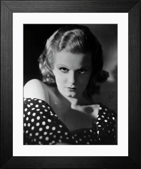 Framed Print : Portrait of Actress Jean Harlow Framed Print : Portrait of Actress Jean Harlow